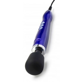 Фиолетовый вибратор Doxy Die Cast Wand Massager - 34 см.