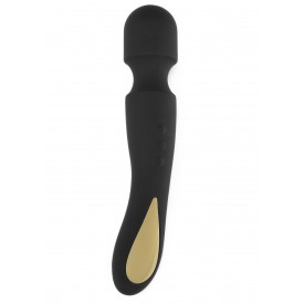 Черный wand-вибромассажёр Zenith Massager - 23 см.